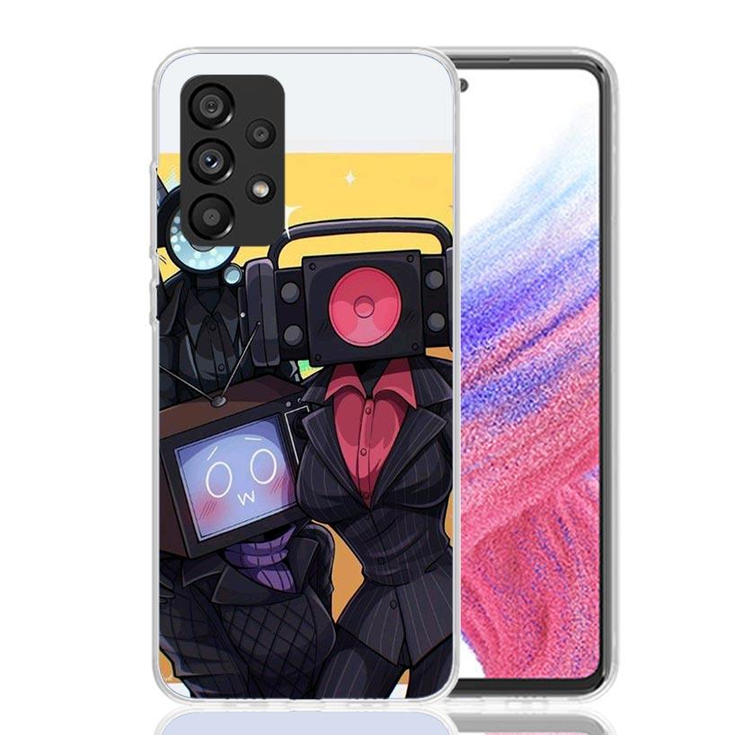 S-Skibidi Toilet Mobile Cell Phone Case For Samsung Galaxy A17 A16 A14 A15 A13 A57 A56 A54 A55 A53 A37 A36 A34 A35 A33 A26 A24 A