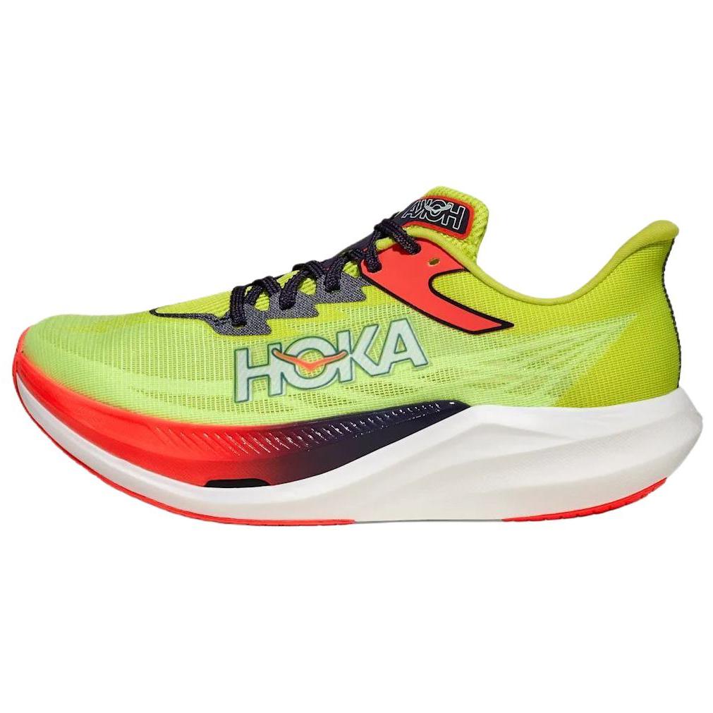 

HOKA ONE ONE Rocket X 3 Breathable Running Shoes Unisex Neon Green 1168724-NZS 39⅓