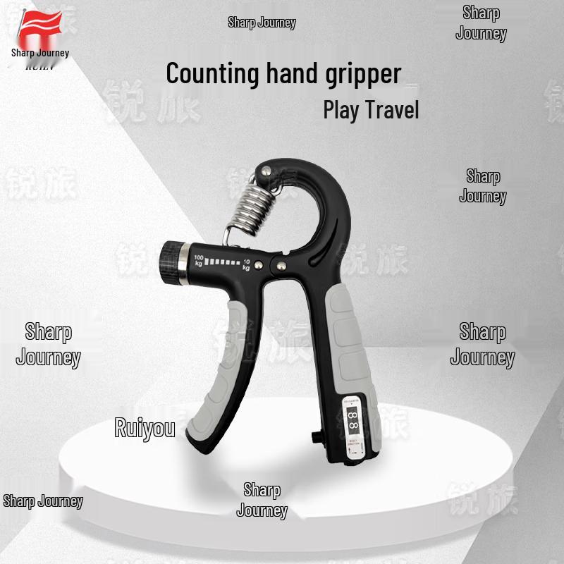 Adjustable Hand Grip Strengthener with Counter