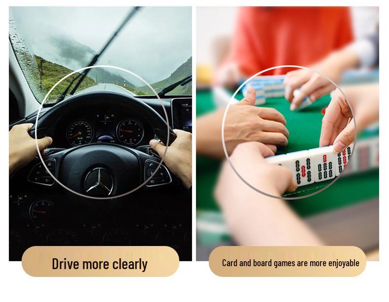 Anti-Blue Light Photochromic Folding Reading Glasses with Smart Zoom for Near, Mid, and Far Distances