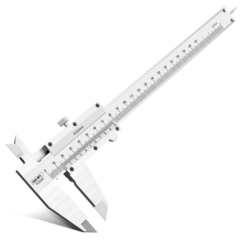 Deli Mechanical Vernier Caliper 200mm