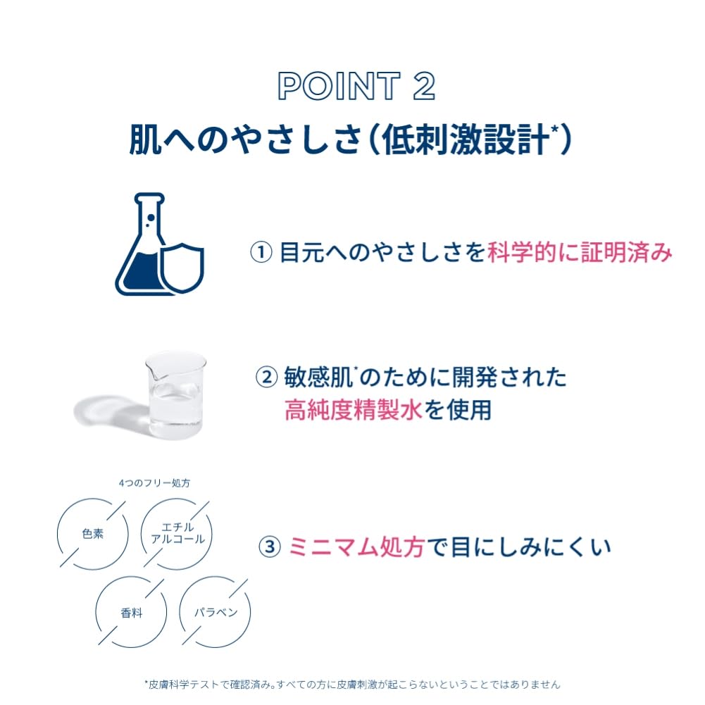 Bioderma Sensibio H2O Eye for Sensitive Perfect for Point Makeup for Waterproof Ethyl [Authentic] Cleanser, 125mL, Skin, (Suitable Makeup,