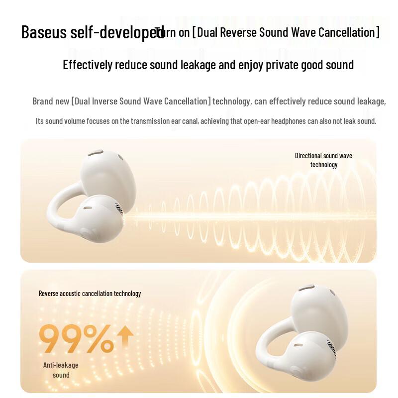 Baseus BC1 Open-Ear Clip-On Sport Earbuds