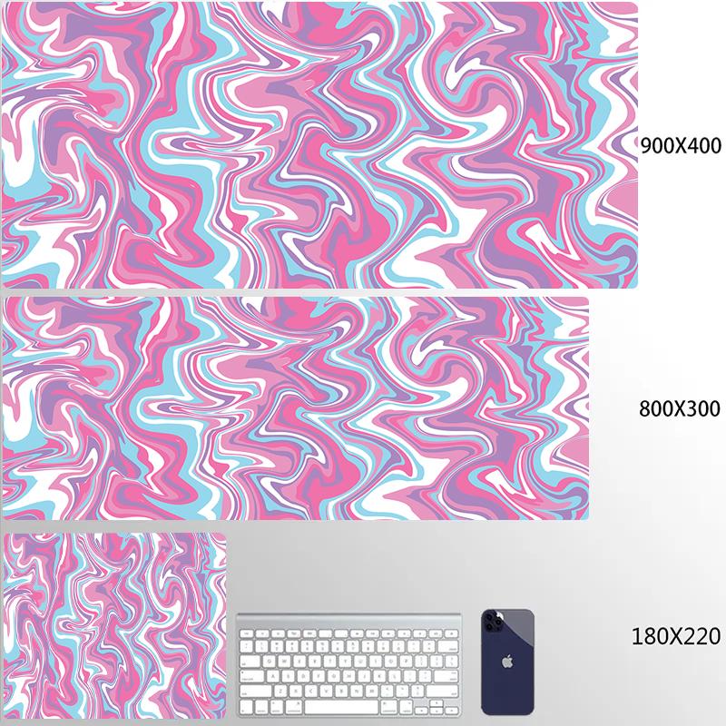 Tappetino Mouse Strata Liquid 900x400 Computer Laptop Anime Tappetino Tastiera Mouse XXL Tappetino Mouse Grande Tastiere Giocatori Decorazione Tappetino Scrivania