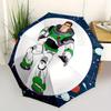 1pc Buzz Lightyear Automatic Folding Umbrella - Portable Foldable Design with 8 Ribs, Durable Plastic & Iron Frame y250725031