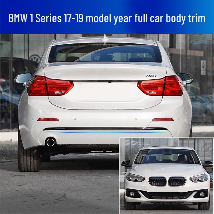 Manshi Rear Bumper Trim & Anti-Collision Strip for BMW F52 118i/120i/125i Sport/Design Versions