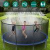 8/10/12/15m Trampoline Sprinkler for Kids Outdoor Water Sprinkler Accessories for Garden Jump Water Play Trampoline Shower Summer Game Orange/Blue