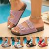 Women'S Flat Strappy Sandals With Stylish And Casual Slip Shoes For Women Sandals Fashion Fashion Sandals For Women Slides