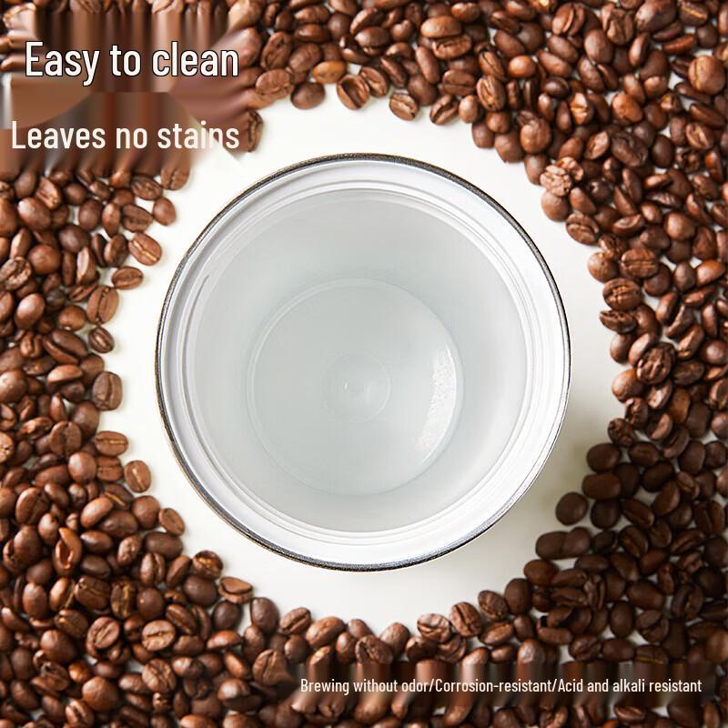 XiShi Ceramic Lined Insulated Coffee Cup