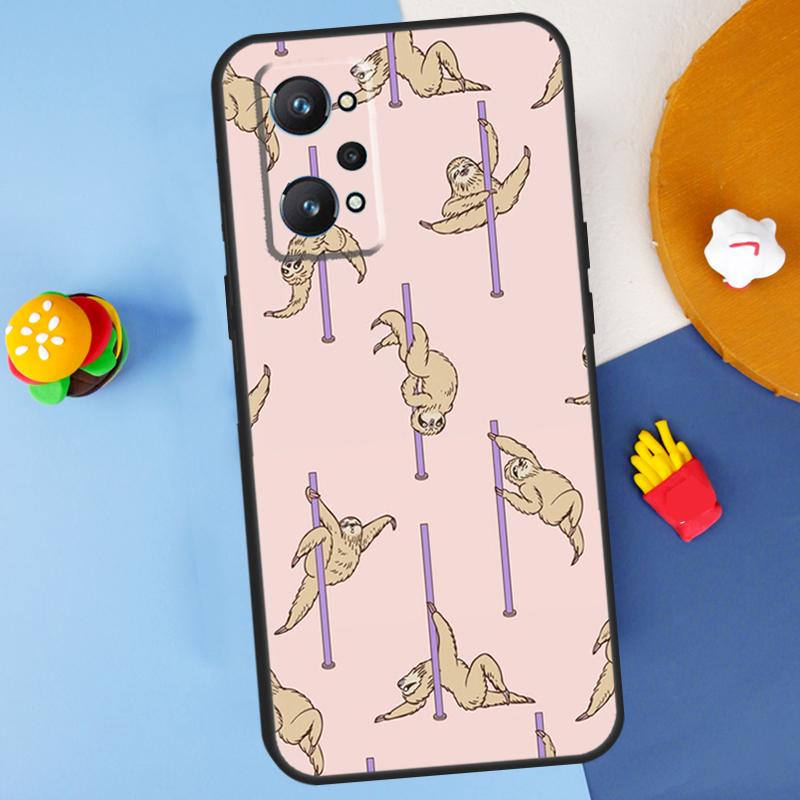 

Cute Sloth Animal For Realme 14 13 12 10 11 Pro Plus GT 6 6T 5 GT7 Pro C55 C51 C21Y C25S C67 C75 C53 C61 Case Realme C33