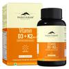 Rasayanam Vitamin D3 K2(MK-7) | 100% Vegan Vitamin D3 | Superior K2(MK-7) from Balchem, USA | For Calcium Utilization, Bone Strength & Heart Health