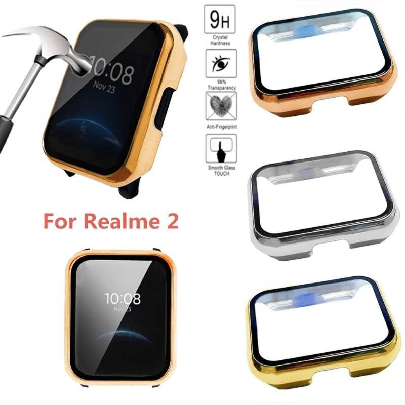 Full Protective for Case PC Cover For RealmeWatch 2 Waterproof Screen for Shell Cover for Smart Watch One-piece Housing