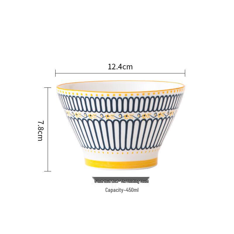 Nordic Japanese Ceramic Dinnerware Bowl