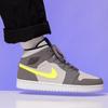 Jordan 1 Mid GS Gun Smoke Volt 554725-072