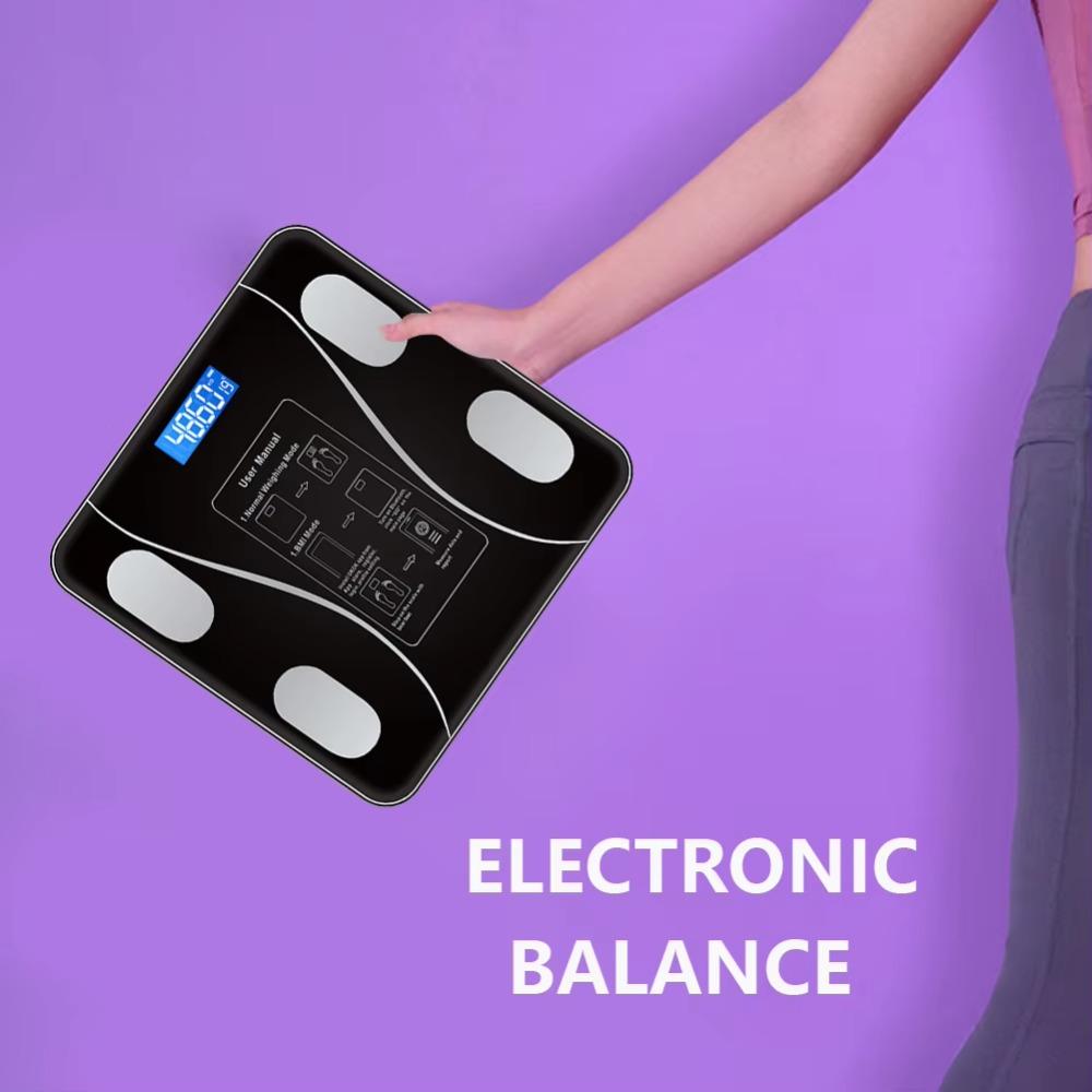LED Display Bluetooth Body Fat Scale Digital Measurement Weight Loss Scale Fitness Tracking