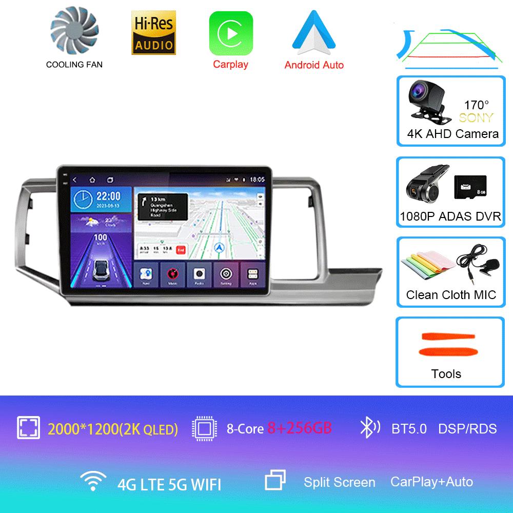 Android 14 Car Radio For Honda Stepwgn 2009-2013-2015 Multimedia Video Player Stereo Navigation GPS Carplay Android Auto WIFI