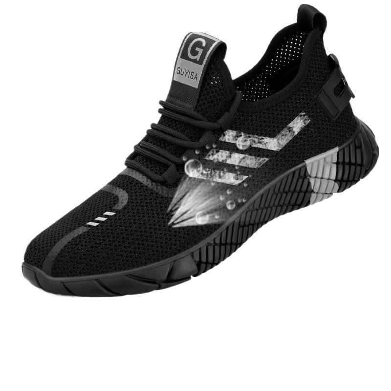 Fashion Work Sneakers Men Safety Shoes Construction Steel Toe Work Shoes Safety Boots Men Shoes Anti-Puncture Working Summer Kevlar