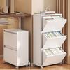 Large Capacity Storage Cabinet Organizer Stackable Strong Load-bearing Toy Box With Wheels Snack Cabinet Drawer Living Room
