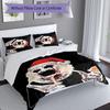 3pcs Art the Clown Terrifier5 Pattern Bedding Set Duvet Cover Set Includes Duvet Cover &pillowcases, Perfect All Season Bedroom Decoration & Gift