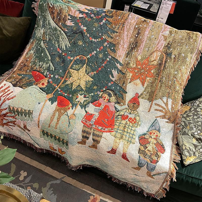 Christmas Sofa Slipcover  New Year Sofa Covers for Living Room Funda Sofa Couch Cover Home Living Room