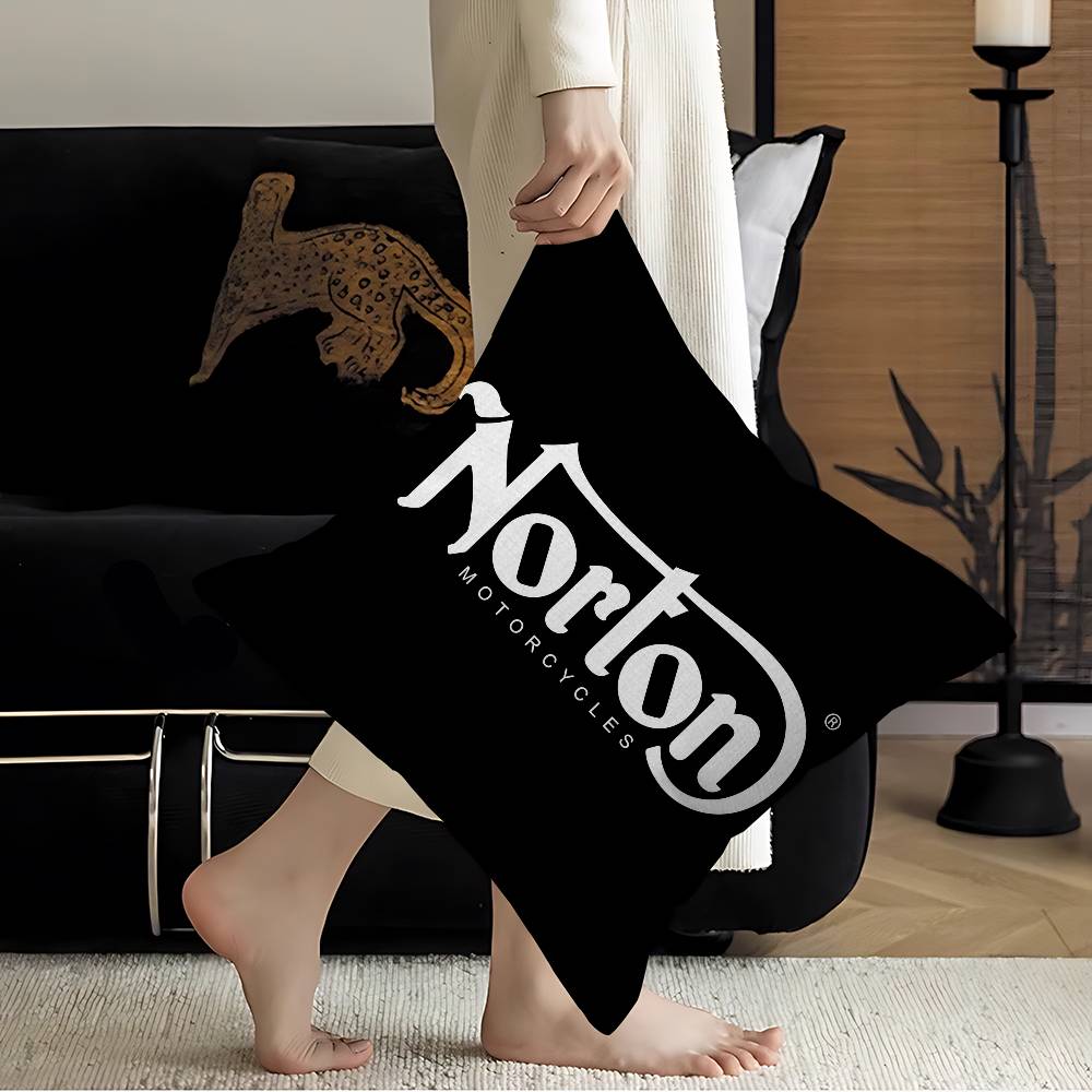 NNORTONS Motorcycle Pillow Gift Home Office Decoration Pillow Bedroom Sofa Car Cushion CoverPillow Case