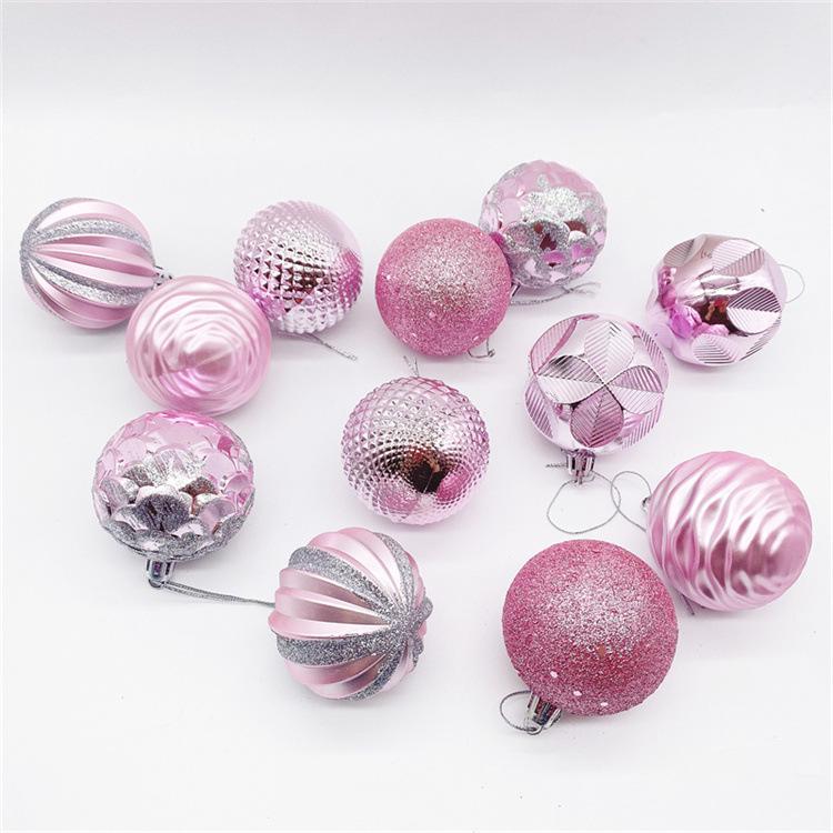 Galvanisierte Kunststoff-Weihnachtsornamente: Runde, unregelmäßige und bemalte Geschenkanhänger