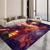 Manga Style Japanese Street Landscape Kitchen Mat Cheaper Anti-slip Modern Living Room Balcony Printed Modern Home Decor