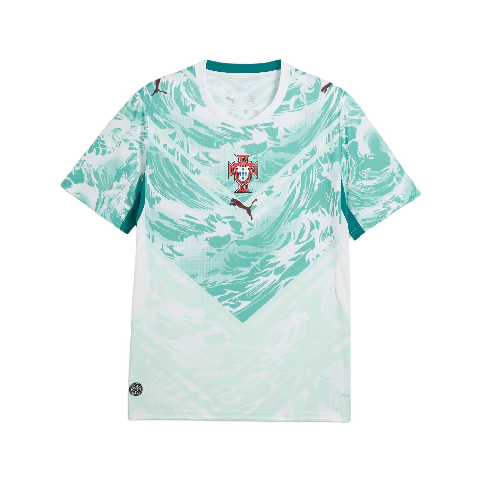 PUMA Portugal 2026 Away Jersey PUMA White Green Lagoon Men s 783288-02 XL