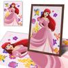 DIY Diamond Painting The Princess and The Fish Cross Stitch Kit Mosaic Art Diamond Painting Full Circle Diamond Home Decoration