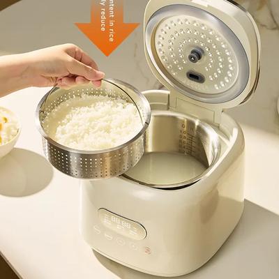 2,5L Inteligentny 8 Inteligentnych Programów 400W Multicooker Niski Cukier Timer 24H Elektryczny Garnek do Ryżu Podgrzewacz Jedzenia
