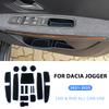 Anti-Slip Slot Pad Set for Dacia Jogger Hybrid 2021-2025 Interior Door Groove Mats
