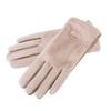 Temperament Women's Autumn/Winter Plush Gloves Warm and Cold proof with Velvet