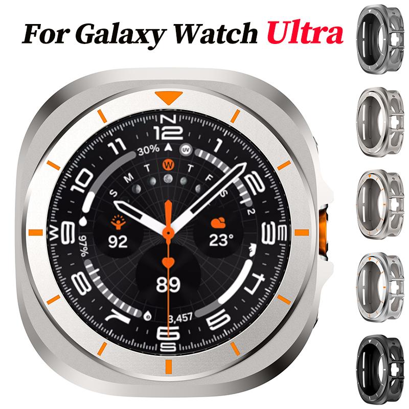 Luxury Metal Case For Samsung Galaxy Ultra Watch Ultra 47mm Cover Screen Protector for Samsung Galaxy Ultra 2025 47MM