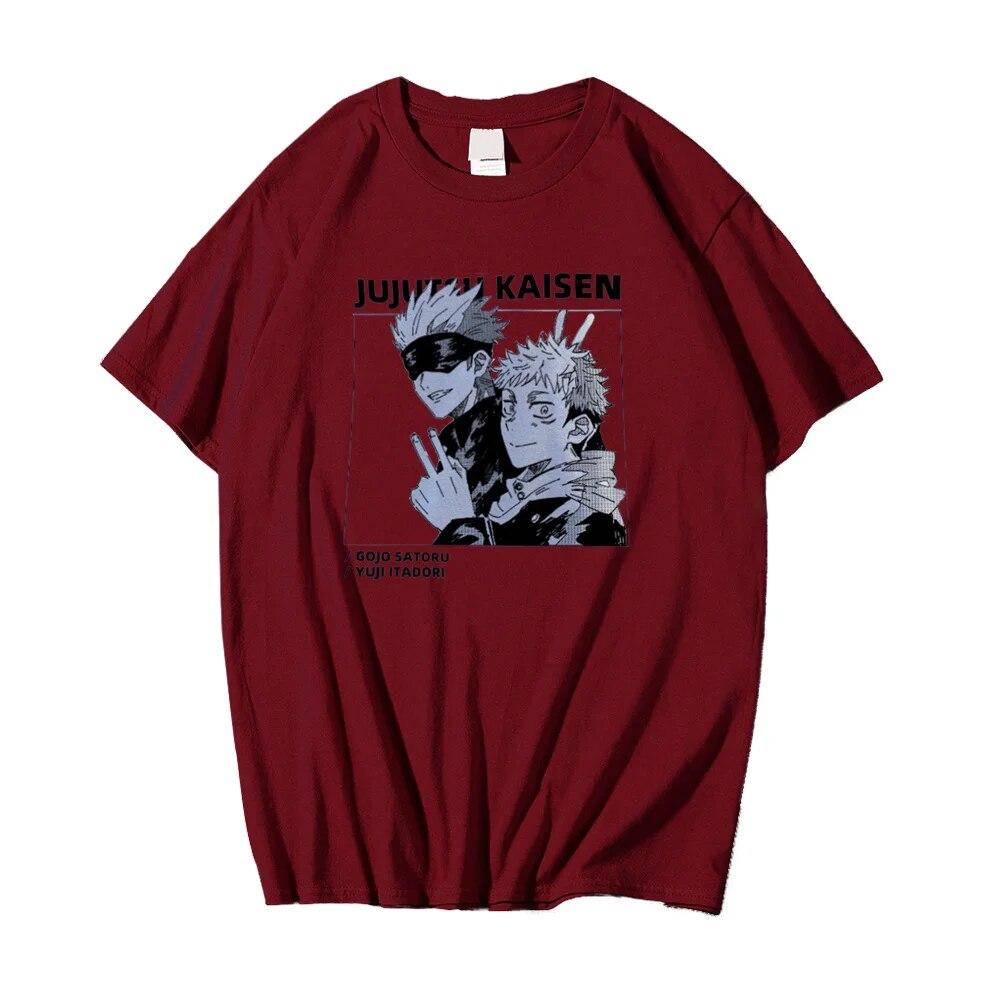 Harajuku Unisex's Tshirt Jujutsu Kaisen Printed Unisex Short Sleeve T Shirt Cool Cartoon Anime Casual T-shirt Unisex Streetwear Tops