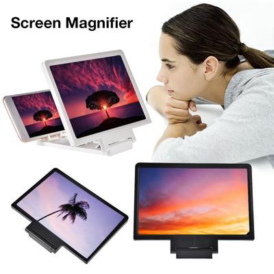 Creative Video Amplifier Folding Mobile Phone Holder Screen Magnifier 3D Glass Enlarged