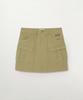 Seteo (W) Ripstop Cargo Mini Skirt Khaki