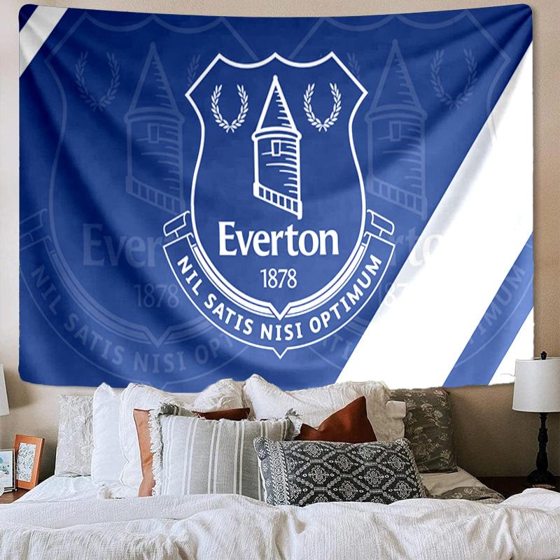 Everton Football Club Crest Tapestry Playroom Tapestry, Accessories for Bedroom,Livingroom, dormitory Room Wall Decor Fan Birthday Gifts