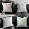 Elegant Floral Pillow Art Style Decor Cushion Cover Pillow Case Anti-Dustmite Invisible Zipper Silky Plush Cushion