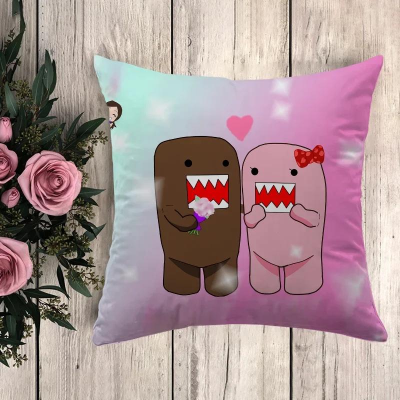 

Аниме Подушка Наволочка Домо Кун x Декоративная Наволочка Наволочки для Подушек x Диванные Подушки Осенний Декор 40x40cm