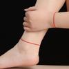 10 Pcs Minimalist DIY Red String Bracelet Adjustable Braid Rope Wristband Couple Jewelry Handmade Woven Bangle Jewelry