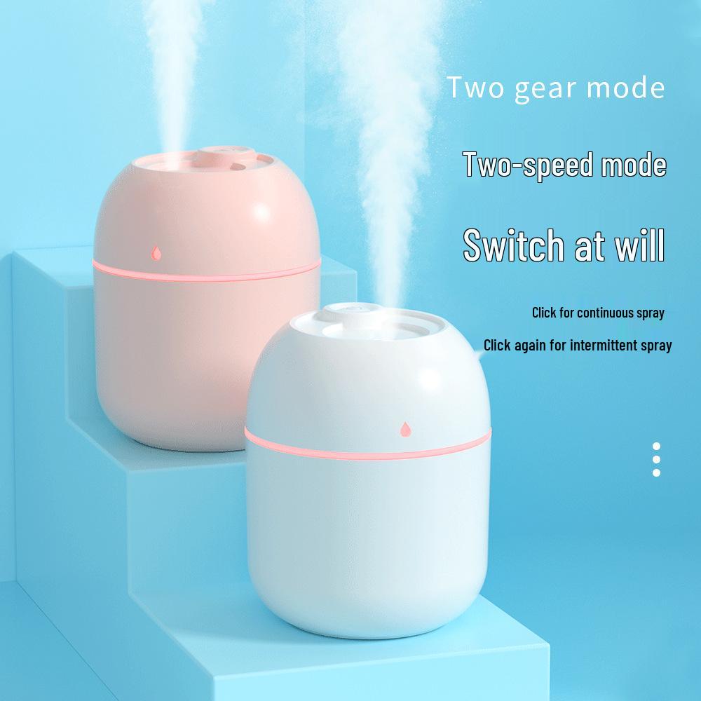 Mini USB Water Drop Humidifier with Atmosphere Light for Home, Car, and Bedroom - Quiet Operation for Optimal Hydration