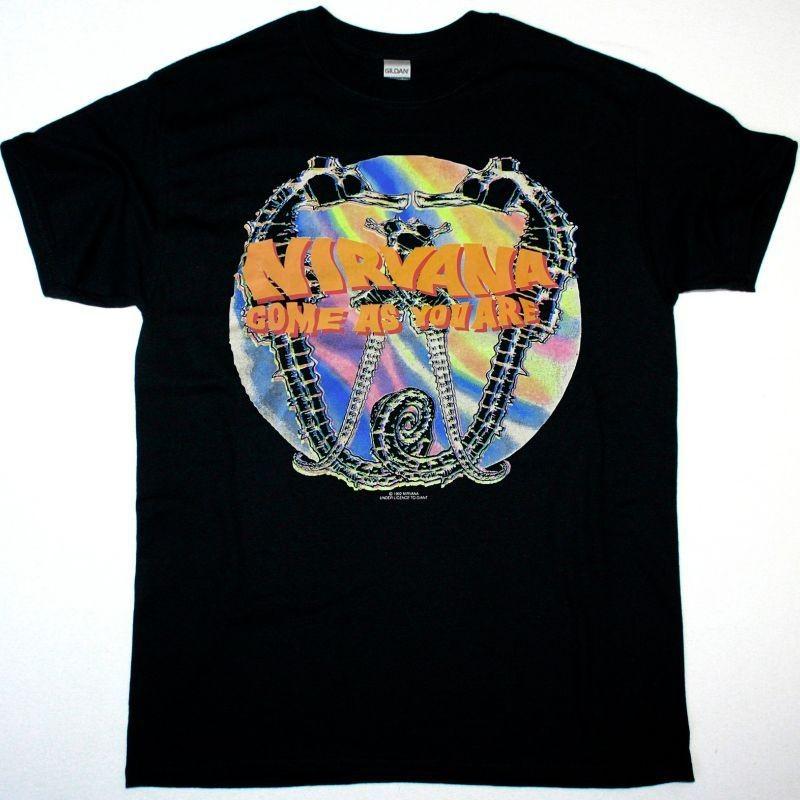 Nirvana Come As You Are Black T-Shirt L