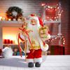 Weihnachtsmann Figur Schreibtisch Dekoration für Festival Büro Innen Santa Kuscheltier Feiertags Fenster Dekoration