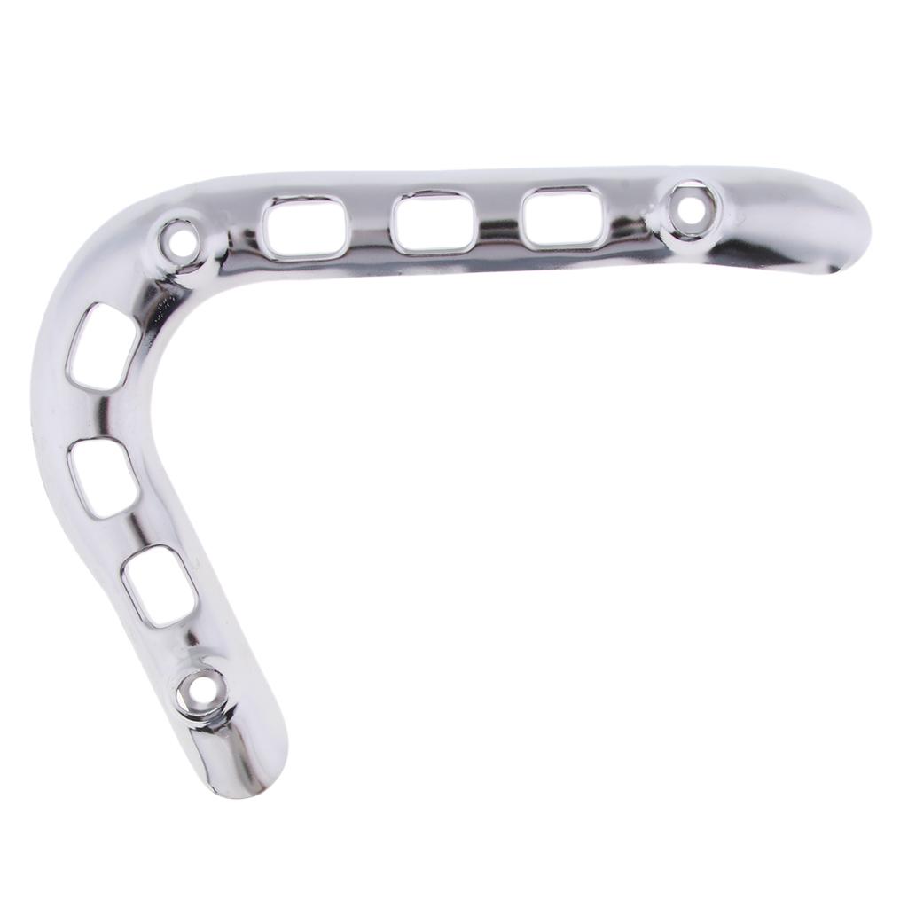 Metal Exhaust Header Pipe Guard Motorcycle Muffler Shield Protector for Yamaha PW50 1981 2016 Engine Accessory