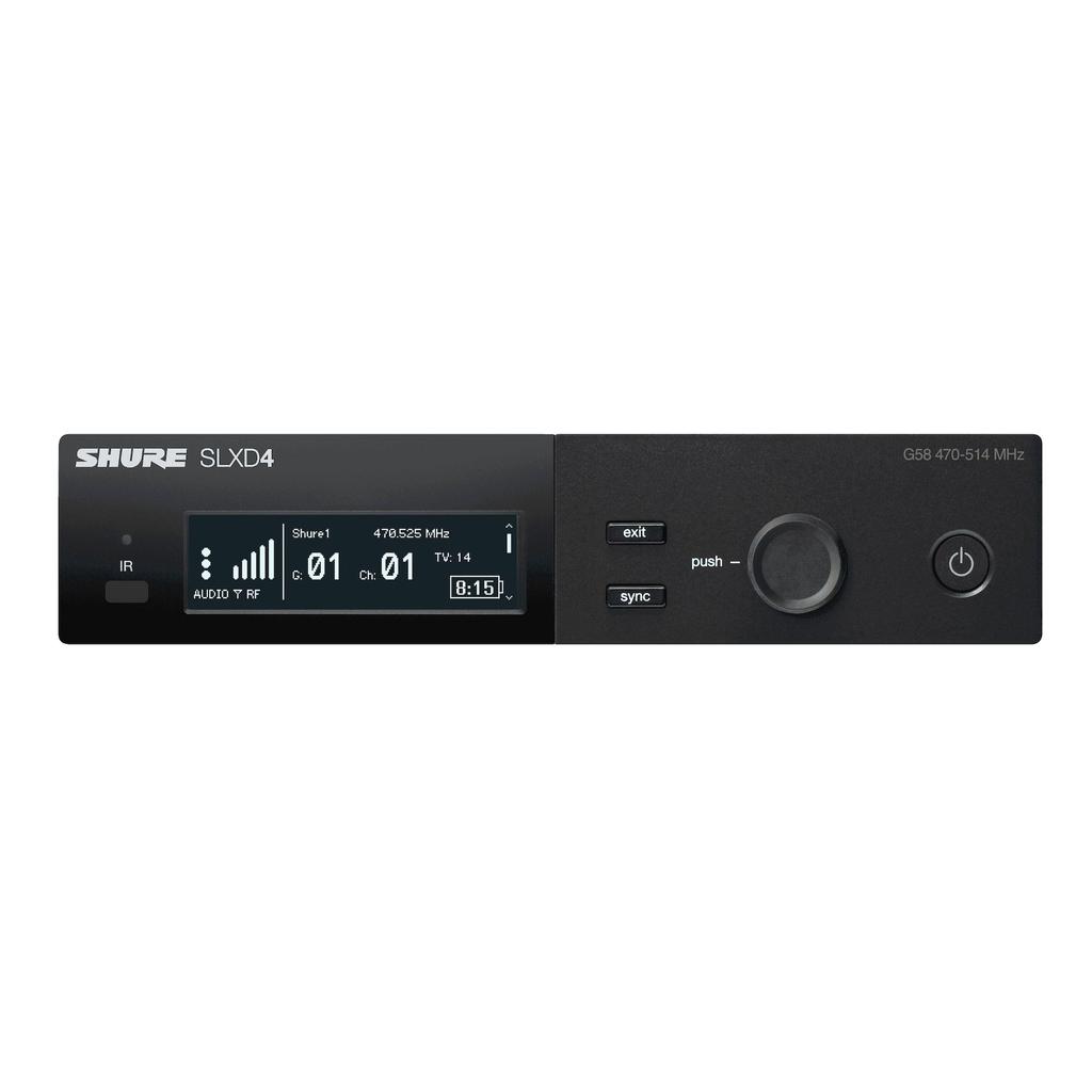 Shure slxd24e/n8cb-j53 (562-606 mhz) - zestaw bezprzewodowy z nadajnikiem ręcznym n8c