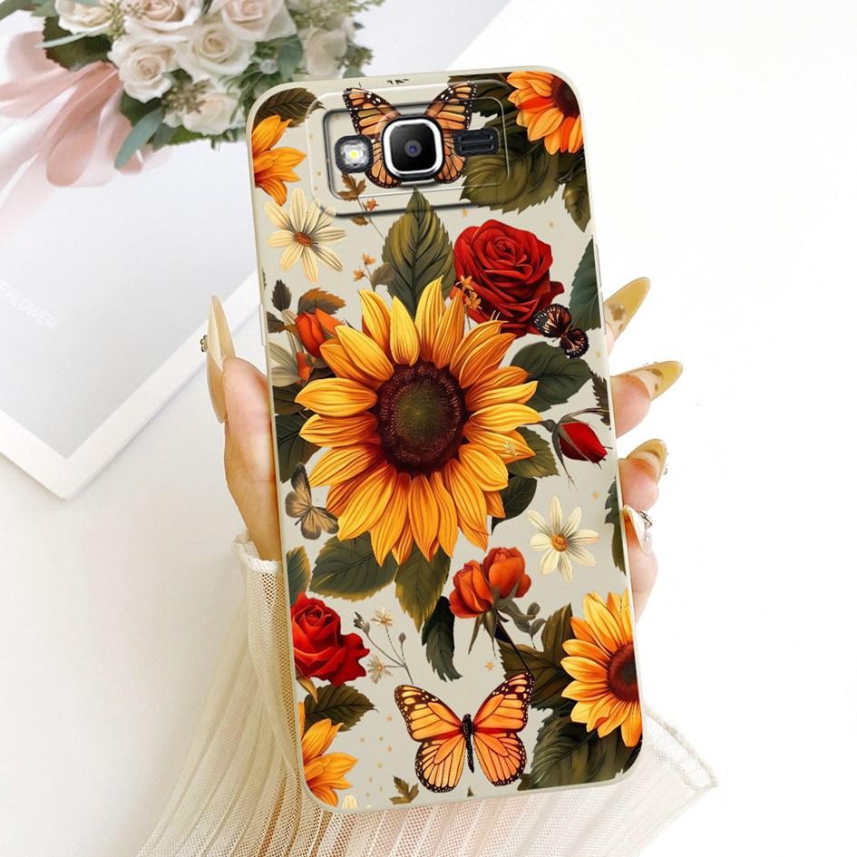 For Samsung Galaxy J2 Prime Case G532F J2 Ace G532G Cover Fashion Floral Soft Silicone Funda For Samsung J5 Prime On5 2016 Shell