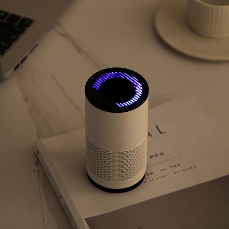 New Arrival Portable Car Air Purifier Mini Air Cleaner Negative Ions Desktop Home Anion Air Purifier