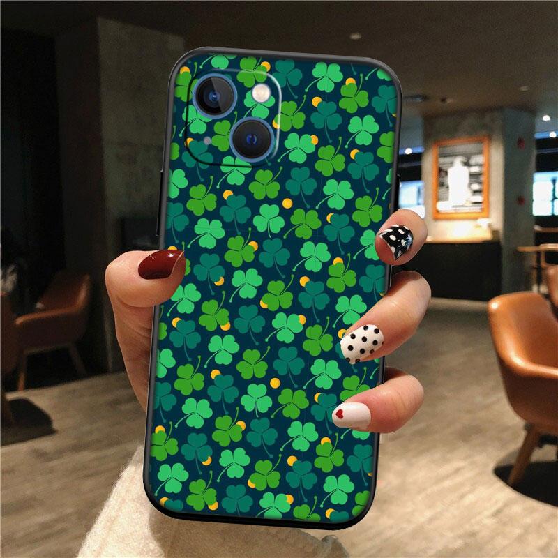 

IK39 green Lucky Clover New High-End Shell Phone Case for OPPO A3 Pro A72 A74 A76 A77 A77S A78 A79 A94 A95 A18 A40M A58 OPPO A77S
