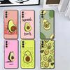 Cartoon Cute Avocado Soft Phone Case for Samsung A17 A37 A57 A16 A26 A36 A56 A15 A25 A35 A55 A14 A24 A34 A54 A13 A23 A33 A53 A52