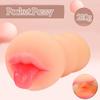 Realistic Male Masturbator Internal 3D Textured and Bumpy Tunnels Deep Throat Oral Sex Toys Simulated Vagina Tongue Adult Erotic Toys For Men